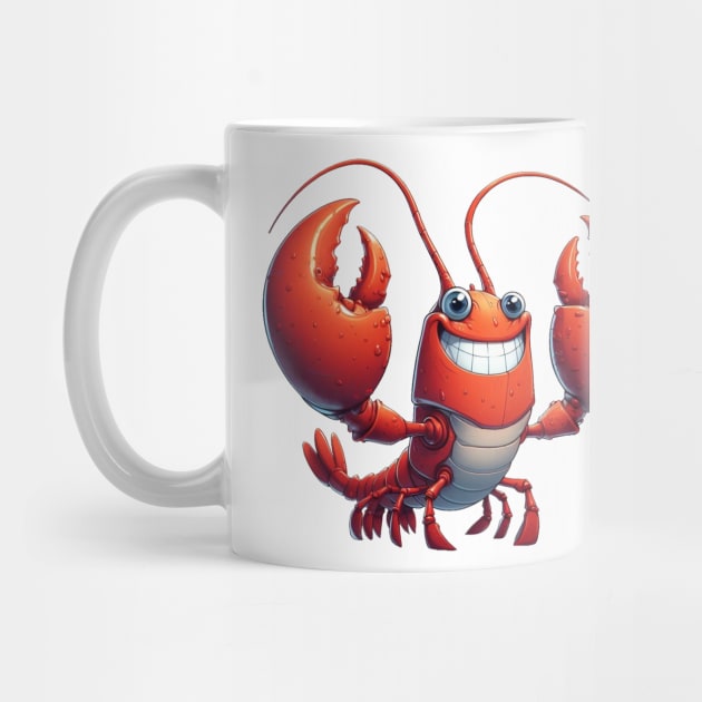 Funny Lobster Illustration by Dmytro